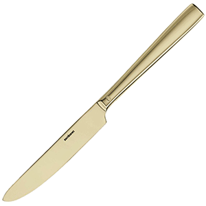 Нож столовый «Линеа»;  сталь нержавеющая;  ,L=23,6см;  шампань