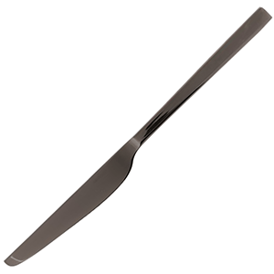 Нож столовый «Линеа кью»;  сталь нержавеющая;  ,L=23,9см;  черный
