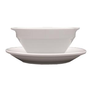 Супница, Бульонница (бульонная чашка) без ручек «Кашуб-хел»; материал: фарфор; 300 мл; диаметр=11.5, высота=6, ширина=14 см.; белый