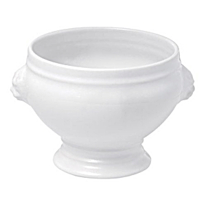 Супница, Бульонница (бульонная чашка) для комплимента «Лион»; материал: фарфор; 50 мл; диаметр=55, высота=45, длина=70 мм; белый