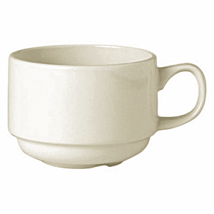 Чашка чайная «Айвори»; фарфор; 170мл; D=75, H=60мм; айвори