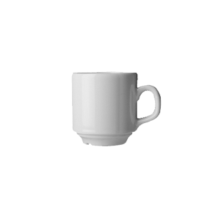 Чашка кофейная «Сара»; фарфор; 120мл; D=65, H=70, L=90мм; белый