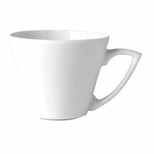Чашка кофейная «Монако Вайт»; материал: фарфор; 85 мл; диаметр=6.5, высота=5.2, длина=8.5 см.; белый