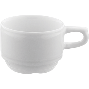 Чашка кофейная «Нептун»; материал: фарфор; 80 мл; белый