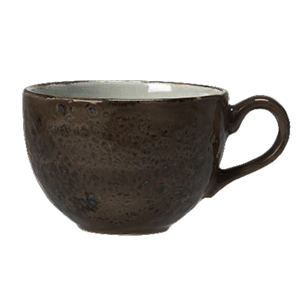 Чашка кофейная «Крафт»; материал: фарфор; 85 мл; диаметр=6.5, высота=5, длина=8.5 см.; серый