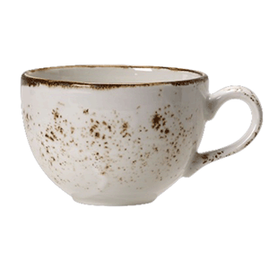 Чашка кофейная «Крафт»; материал: фарфор; 85 мл; диаметр=6.5, высота=5, длина=8.5 см.; белый