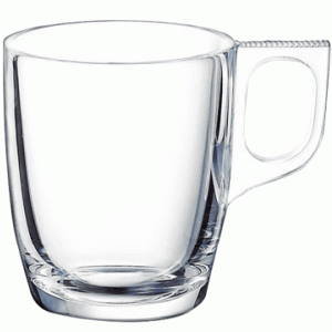Чашка кофейная «Волюто»; стекло; 90мл; D=8.3,H=6.8см; прозрачный