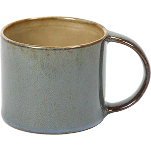 Чашка для эспрессо; керамика; D=60,H=51мм; серый,голубой