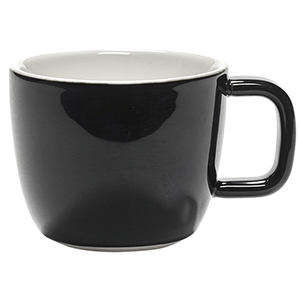 Чашка для эспрессо «Пас-парту»; фарфор; 135мл; D=70,H=57мм; черный,белый