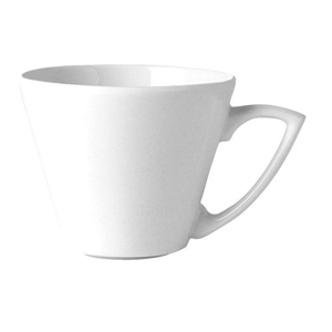 Чашка чайная «Монако Вайт»; материал: фарфор; 340 мл; диаметр=11, высота=9.3, длина=14.3 см.; белый