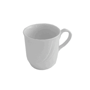 Чашка чайная «Аркадия»; материал: фарфор; 210 мл; диаметр=7.5, высота=8.5, ширина=11 см.; белый