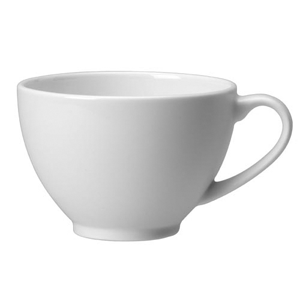 Чашка чайная «Монако Вайт»; материал: фарфор; 235 мл; диаметр=90, высота=45, длина=120 мм; белый