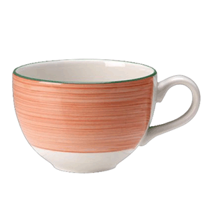Чашка чайная «Рио Пинк»; материал: фарфор; 340 мл; белый, розовый 