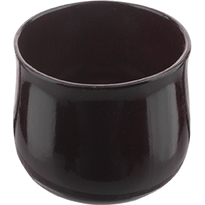 Чашка чайная; дерево; 170 мл; диаметр=70, высота=69 мм; цвет: черный