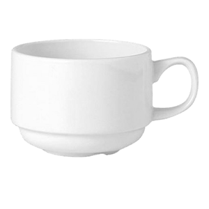 Чашка чайная «Симплисити»;фарфор;285мл;D=9,H=6см;белый
