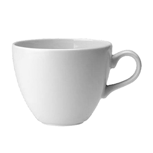 Чашка чайная «Лив»; материал: фарфор; 350 мл; белый