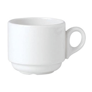 Чашка чайная «Симплисити Вайт»; материал: фарфор; 170 мл; белый
