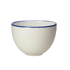 Супница, Бульонница (бульонная чашка) «Блю дэппл»; фарфор; 455мл; белый,синий