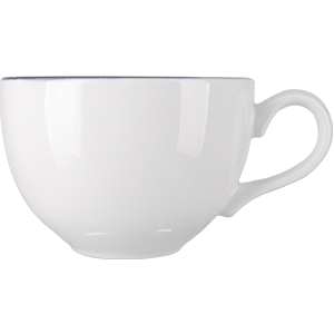 Чашка чайная «Везувиус»; фарфор; 340мл; синий