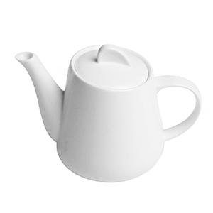 Чайник «Перла»; материал: фарфор; 270 мл; белый