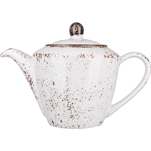 Чайник «Крафт»; материал: фарфор; 0.85л; белый