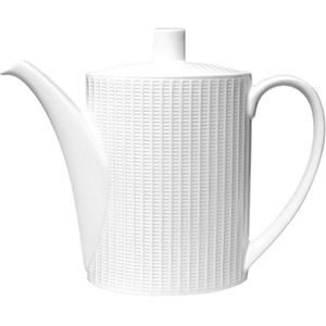 Чайник с крышкой;  фарфор;  0,6л;  белый