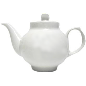 Чайник «Янтарь»; материал: фарфор; 1.4л; диаметр=60, высота=165, длина=125 мм; белый