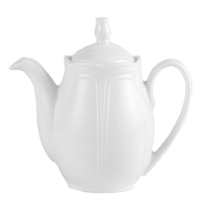 Чайник «Торино вайт»; материал: фарфор; 340 мл; белый