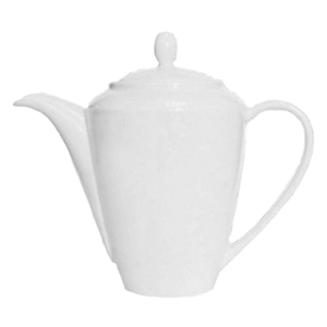 Чайник «Симплисити Вайт»; материал: фарфор; 850 мл; белый