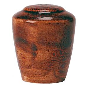 Солонка «Крафт»; материал: фарфор; диаметр=5.7, высота=7.4 см.; терракот