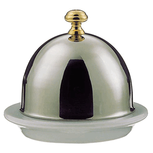 Масленка; сталь нержавеющая; диаметр=7 см.; металлический