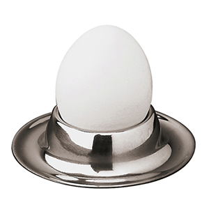 Подставка для яйца зеркальная полировка; сталь нержавеющая; диаметр=8.5, высота=2 см.; металлический