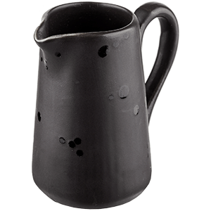Молочник «Оникс»;  керамика;  150мл;  D=5,H=11см;  черный