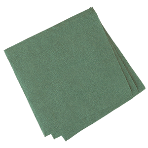 Салфетки «Папирус» 24*24 см. (400 штук); бумажные салфетки; высота=16, длина=25, ширина=12.5 см.; зеленый