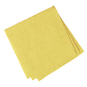 Салфетки «Папирус» 24*24 см. (400 штук); бумажные салфетки; высота=16, длина=25, ширина=12.5 см.; желтый