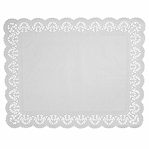 Настольные подкладки прямоугольный (100 штук); бумага; высота=8, длина=460, ширина=360 мм; белый