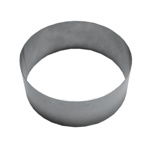 Кольцо кондитерское; сталь нержавеющая; диаметр=160, высота=65 мм; металлический