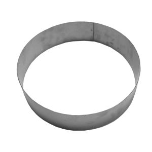 Кольцо кондитерское; сталь нержавеющая; диаметр=260, высота=65 мм; металлический