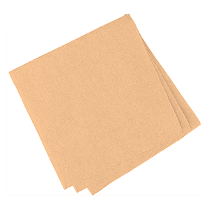 Салфетки «Папирус» 24*24 см. (400 штук); бумажные салфетки; высота=16, длина=25, ширина=12.5 см.; шампань