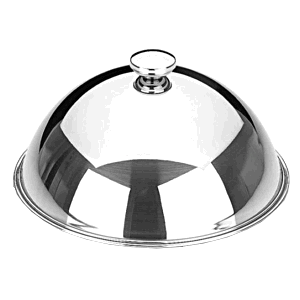 Баранчик; сталь нержавеющая; диаметр=24, высота=12, длина=24.5 см.; металлический