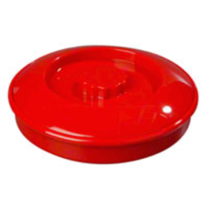 Бокс для тортильи с крышкой; пластик, поликарбонат; диаметр=18.4, высота=4.9 см.