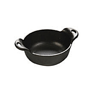 Сковорода порционная; чугун; диаметр=130, высота=45, длина=170 мм; цвет: черный