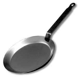 Сковорода для блинов; сталь; диаметр=20 см.; цвет: черный