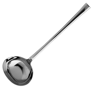 Половник «Концепт»; сталь нержавеющая; длина=280/85, ширина=3 мм; металлический