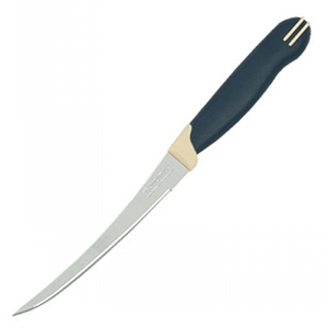 Нож для томатов/цитрусовых; длина=23/12.5 см.; синий, белый