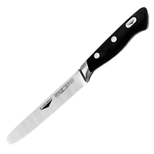 Нож кухонный; длина=11, ширина=2 см.; металлический, цвет: черный