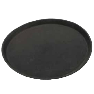 Поднос круглый; полипропилен; диаметр=36 см.; цвет: черный