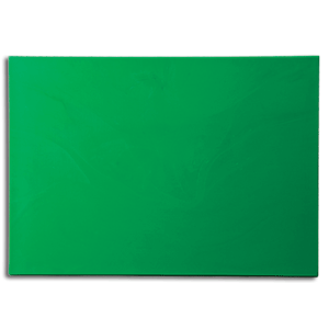 Доска разделочная; пластик; высота=18, длина=500, ширина=350 мм; зеленый