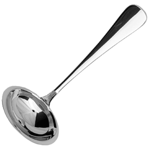 Ложка для соуса «Багет»; сталь нержавеющая; длина=17/3, ширина=0.3 см.; металлический