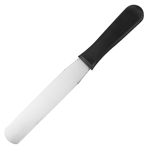 Лопатка «Проотель»; сталь нержавеющая,пластик; длина=302/175, ширина=35 мм; металлический,цвет: черный